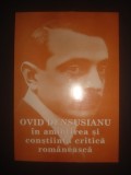 ION DIACONU - OVID DENSUSIANU IN AMINTIREA SI CONSTIINTA CRITICA ROMANEASCA, Alta editura