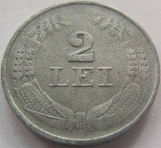 Moneda 2 Lei - ROMANIA, anul 1941 *cod 1037 zinc foto