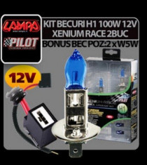 KIT BECURI H1 90/100W XENIUM RACE 2BUC foto