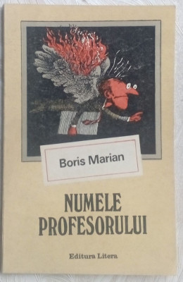 BORIS MARIAN (MEHR) - NUMELE PROFESORULUI(VERSURI debut 1986/dedicatie-autograf) foto