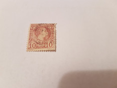monaco 1885 regele carol / 10c / 42 euro foto