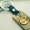 Breloc auto pentru Mazda metalic detaliu piele eco + ambalaj cadou