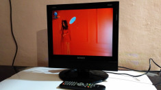 TV LCD 15 INCH ALIMENTARE 12V AUTO RENDER CU MIC DEFECT foto