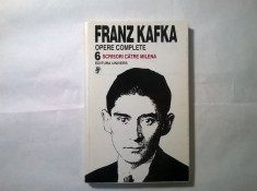 Franz Kafka - Opere complete 6 {Scrisori catre Milena} foto