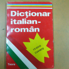 Dicționar italian roman Bucuresti 1993 Alexandru Balaci 15 000 cuvinte 058