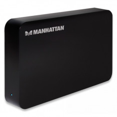 Rack extern Manhattan Drive Enclosure 3.5 Inch USB 3.0 Negru foto