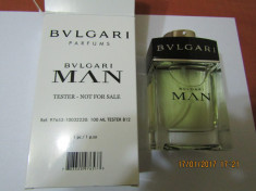 PARFUM TESTER BVL MAN -100 ML ---SUPER PRET! foto