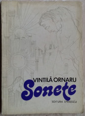 VINTILA ORNARU-SONETE(ed princeps 1979)[coperta FLORIN PUCA/grafica PETRE HAGIU] foto
