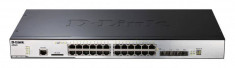 DLINK SW 20P-GB 4CMB L2 STACK RM foto