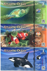 !!! RARR : ATLANTIC OCEAN - COALA NETAIATA 1 + 2 + 3 OCEAN $ 2016 - UNC foto