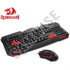 Kit Gaming Tastatura Vajra+Mouse Redragon Centrophorus 4000FPS 2000dpi GARANTIE! foto