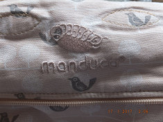 Vand port bebe Manduca Birdie Sweet Caramel foto