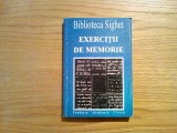 EXERCITII DE MEMORIE - Biblioteca Sighet - editor: Romulus Rusan -1999, 311 p., Alta editura