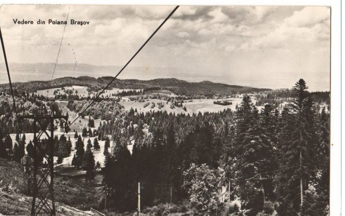 CPI (B8043) CARTE POSTALA - VEDERE DIN POIANA BRASOV, RPR