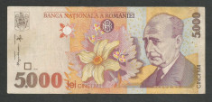 ROMANIA 5000 5.000 LEI 1998 [3] foto