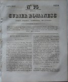 Curier romanesc , gazeta politica , comerciala si literara , nr. 75 din 1839