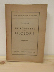 INTRODUCERE IN FILOSOFIE -AL. POPESCU foto