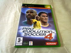 PES, Pro Evolution Soccer 4, xbox classic, original! foto