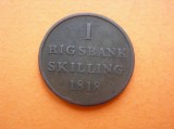 1 RIGSBANK SKILLING 1818, Europa