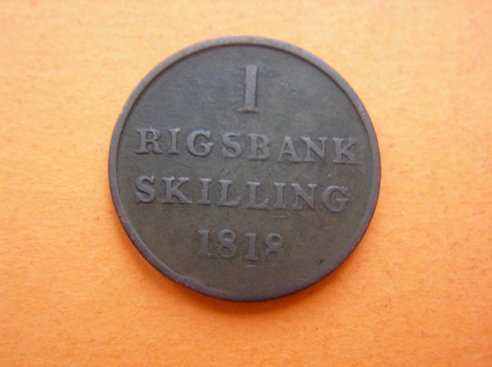 1 RIGSBANK SKILLING 1818