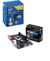 KIT PLACA DE BAZA GIGABYTE GA-H81M-DS2 SKT1150 + CPU PENT G3260 3.30GHZ + COOLER foto