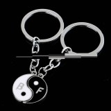 BRELOC din metal Fantezie YIN si YANG + cutie cadou