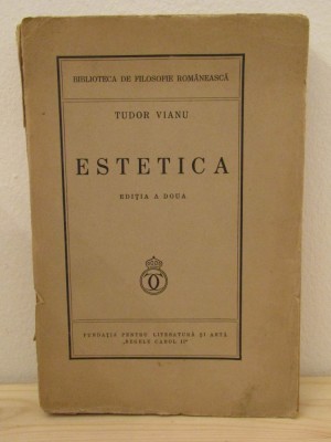 TUDOR VIANU -ESTETICA foto