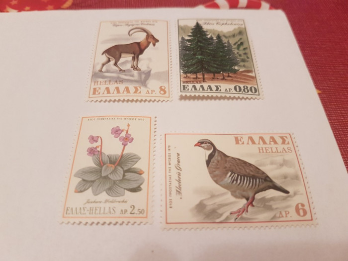 grecia 1970 fauna-flora/ serie MNH