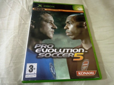 PES, Pro Evolution Soccer 5, xbox classic, original! foto