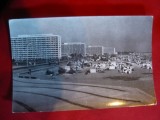 Ilustrata Mamaia - Plaja , circulat 1955, Circulata, Fotografie