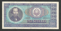 ROMANIA 100 LEI 1966 [10] VF foto