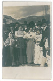 3711 - ETHNIC, Port Popular, country life - old postcard, real PHOTO - unused, Necirculata, Fotografie