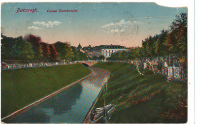 CPI (B8051) CARTE POSTALA - BUCURESTI. CHEIUL DAMBOVITEI, 1925 foto