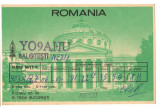 CPI (B8084) CARTE POSTALA - RADIOAMATORI, YO9AHU, ATENEUL ROMAN