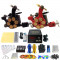 Kit de tatuat complet 2 masini sursa si accesorii,kit tattoo