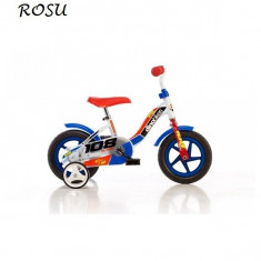 Bicicleta 108 FL cu maner pentru parinti - Dino Bikes - HPB-DN108FL foto