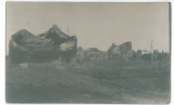 3750 - PLOIESTI, oil tanks destroyed - old postcard, real PHOTO - unused, Necirculata, Fotografie