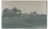 3750 - PLOIESTI, oil tanks destroyed - old postcard, real PHOTO - unused