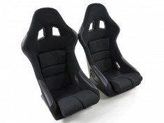 Set scaune auto sport negru DP019 - SSA49179 foto