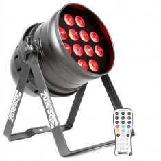 BEAMZ BPP220, reflector cu LED pereche, 64, 12 x 12 W, 4-in-1, cu LED-uri, inclusiv telecomanda foto