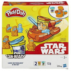Jucarie Play-Doh Star Wars Can-Heads Luke Skywalker And R2-D2 Play Set foto