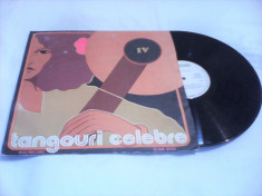 DISC VINIL LP TANGOURI CELEBRE VOL IV EDE 01722 STARE EXCELENTA foto