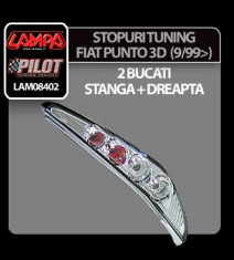 Stopuri tuning Fiat Punto 3 usi (9/99&amp;amp;gt;) - Cromate - STFP519 foto
