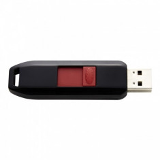 Stick USB 2.0 Intenso Business Line 64GB Negru - Rosu foto