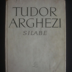 TUDOR ARGHEZI - SILABE {1965, cartonata}