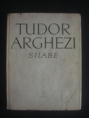 TUDOR ARGHEZI - SILABE {1965, cartonata} foto