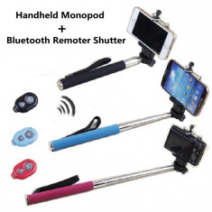 Selfie Stick-Monopod Bluetooth si Wireless foto