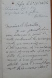 Cumpara ieftin Scrisoare diplomatica in franceza , Sofia ; Legatia turca , 1934