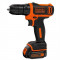 Masina de insurubat Black&amp;Decker BDCD12 Li-Ion 10.8V, ultra compacta