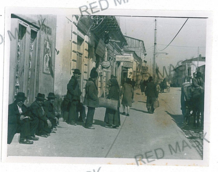 2734 - BUCURESTI, street - old postcard, real PHOTO ( 118/87 mm ) - unused